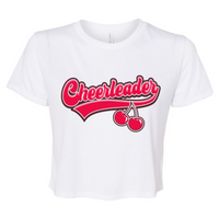 Cherries Cheerleader - Crop Tee