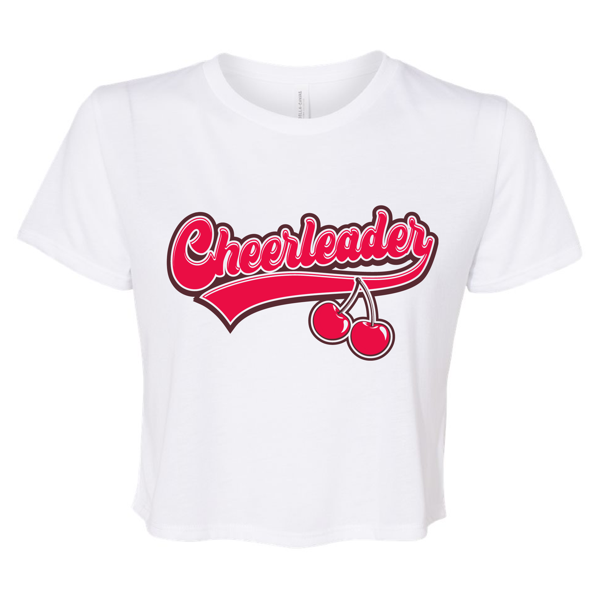 Cherries Cheerleader - Crop Tee